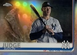2019 Topps Chrome Base Set Aaron Judge #100b card