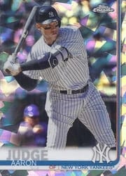 2019 Topps Chrome Sapphire Edition Base Set Aaron Judge #150 card