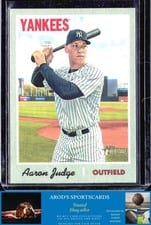 2019 Topps Heritage Aaron Judge #499 card