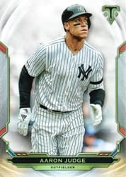 2019 Topps Triple Threads Base Set Aaron Judge #62 card