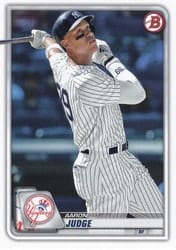 2020 Bowman Base Set Aaron Judge #2 card