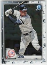 2020 Bowman Chrome Aaron Judge #13 card