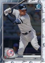 2020 Bowman Chrome Base Set Aaron Judge #13 card
