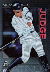 2020 Bowman Platinum Base Set Aaron Judge #68 card