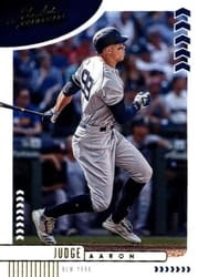 2020 Panini Absolute Base Set Aaron Judge #86 card