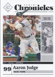 2020 Panini Chronicles Base Set Aaron Judge #7 card