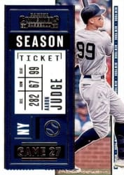 2020 Panini Contenders Base Set Aaron Judge #54 card