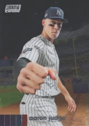 2020 Stadium Club Chrome Base Set Aaron Judge #138 card