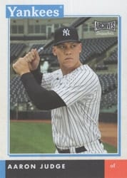 2020 Topps Archives Snapshots Base Set Aaron Judge #AS-AJ card
