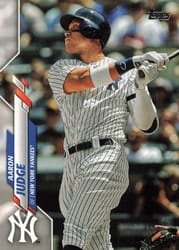 2020 Topps Base Set Aaron Judge #7 card