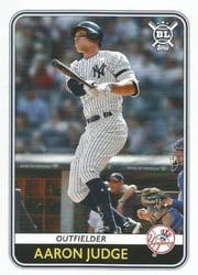 2020 Topps Big League Base Set Aaron Judge #203 card