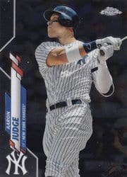 2020 Topps Chrome Base Set Aaron Judge #50 card