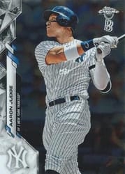 2020 Topps Chrome Ben Baller Edition Base Set Aaron Judge #50 card
