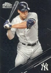 2020 Topps Chrome Black Base Set Aaron Judge #30 card