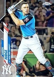 2020 Topps Chrome Update Base Set Aaron Judge #U-90 card