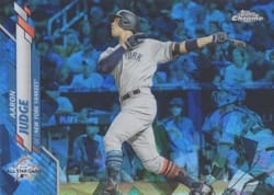 2020 Topps Chrome Update Sapphire Edition Base Set Aaron Judge #U-15 card