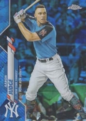 2020 Topps Chrome Update Sapphire Edition Base Set Aaron Judge #U-264 card