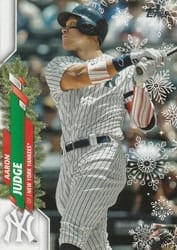 2020 Topps Holiday Base Set Aaron Judge #HW38b card