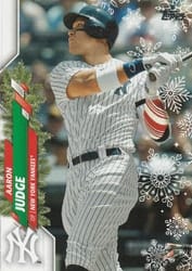 2020 Topps Holiday Base Set Aaron Judge #HW38c card