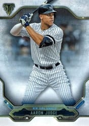2020 Topps Triple Threads Base Set Aaron Judge #56 card