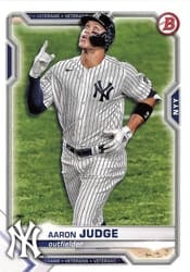 2021 Bowman Base Set Aaron Judge #74 card