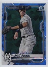 2021 Bowman Chrome Sapphire Edition Base Set Aaron Judge #25 card