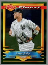 2021 Finest Flashbacks Base Set Aaron Judge #25 card