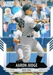2021 Panini Chronicles Score Aaron Judge #21 card