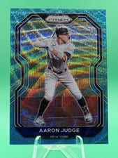 2021 Panini Prizm Aaron Judge White Wave Prizm #212 card