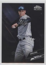 2021 Topps Chrome Black Base Set Aaron Judge #82 card