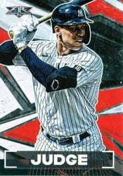 2021 Topps Fire Base Set Aaron Judge #150 card