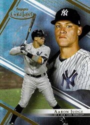 2021 Topps Gold Label Base Set Aaron Judge #43 card