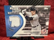 2021 Topps Major League Material Series 2 Aaron Judge #MLM-AJ card