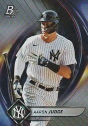 2022 Bowman Platinum Base Set Aaron Judge #12 card