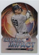 2022 Bowman's Best Global Impact Die-Cuts Aaron Judge #GI-17 card