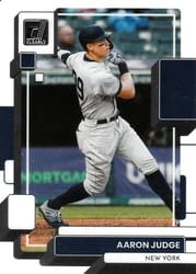 2022 Panini Chronicles Clearly Donruss Aaron Judge #46 card