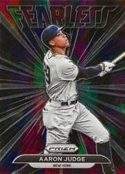 2022 Panini Prizm Fearless Aaron Judge #FL-6 card