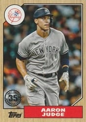 2022 Topps 1987 Topps Baseball (Series 1) Aaron Judge #T87-99 card