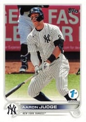 2022 Topps 1st Edition Base Set Aaron Judge #99 card