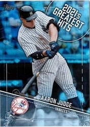 2022 Topps 2021 Greatest Hits Aaron Judge #21GH-19 card
