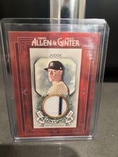 2022 Topps Allen & Ginter Framed Mini Relics Aaron Judge #MFR-AJ card