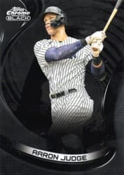2022 Topps Chrome Black Base Set Aaron Judge #56 card