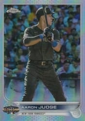 2022 Topps Chrome Update 2022 All-Star Game Aaron Judge #ASGC-19 card