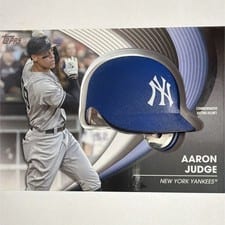 2022 Topps Commemorative Batting Helmet Relics Aaron Judge #BH-AJ card