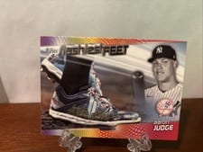 2022 Topps Flashiest Feet Autographs Aaron Judge #FF-11 card