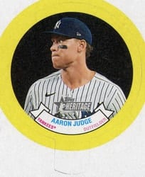 2022 Topps Heritage 1973 Candy Lids Aaron Judge #7 card
