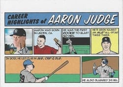 2022 Topps Heritage 1973 Topps Comics Aaron Judge #73TC-7 card