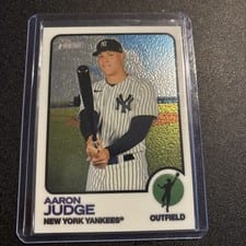 2022 Topps Heritage Chrome Aaron Judge #44 card
