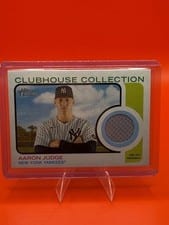 2022 Topps Heritage Clubhouse Collection Patch Aaron Judge #CC-AJ card