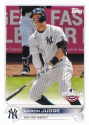2022 Topps Opening Day Base Set Aaron Judge #99 card